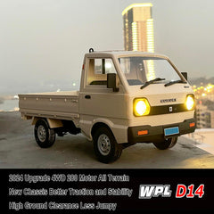 WPL DEWAN D14 4WD system enabling confident traction on varied terrains