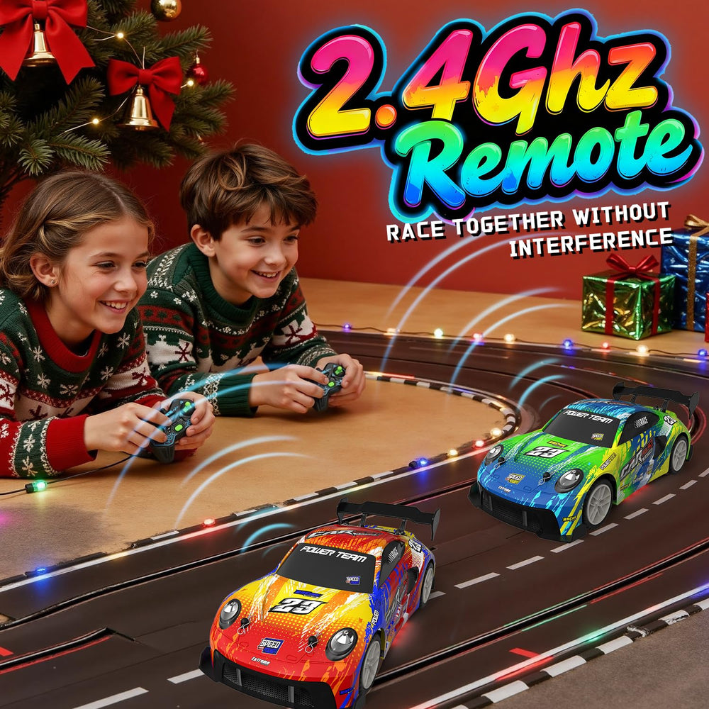 WRTWRT two-player racing set ready for family gaming