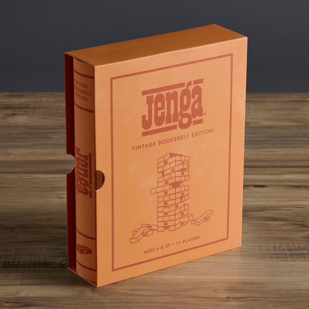 WS Game Company Jenga protective slipcase for travel and storage