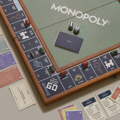 WS Game Company Monopoly Grand wooden hotels provide durable, colorful pieces for immersive rounds.