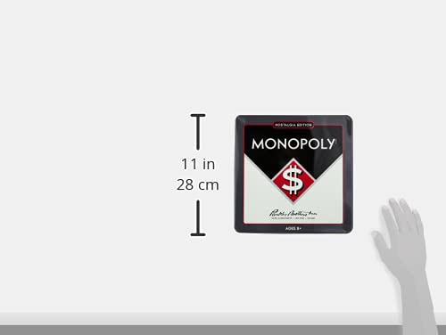 WS Game Company Monopoly Nostalgia Edition board shows classic 1936 inspired layout for authentic play