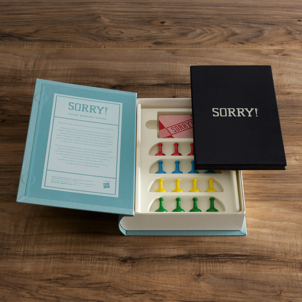 WS Game Company Sorry wooden pawns provide tactile pieces for smooth gameplay