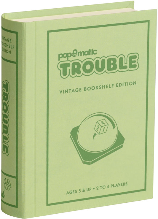 WS Game Company Trouble vintage bookshelf edition box and slipcase for elegant storage.