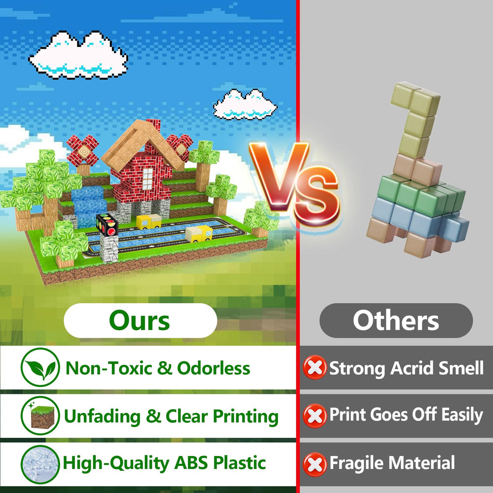 WSHIMIN creative booklet guide supports progressive building challenges.