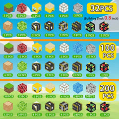 WSHIMIN educational math play with blocks enhances counting and sorting.