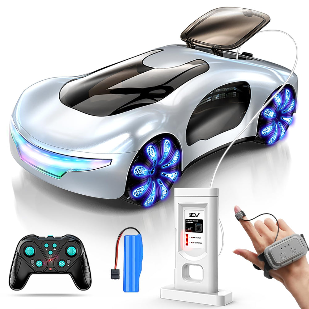WSHIMIN futuristic gesture-sensing RC car offers hands-free control and engaging play.