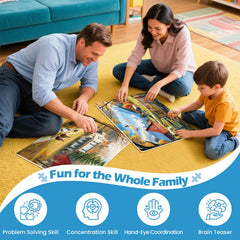 WSCXSC countryside puzzle 300pc featuring peaceful scenery and clear details.