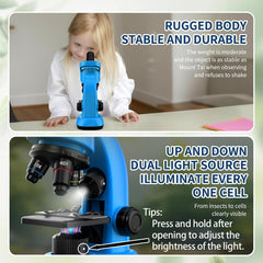 WSDMIC smartphone adapter enables capturing photos and videos of experiments.
