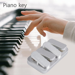 WSHWXY edc fidget clicker matte silver for portable desk use.