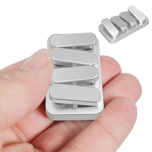 WSHWXY metal fidget slider magnetic slider for focus and tactile feedback.