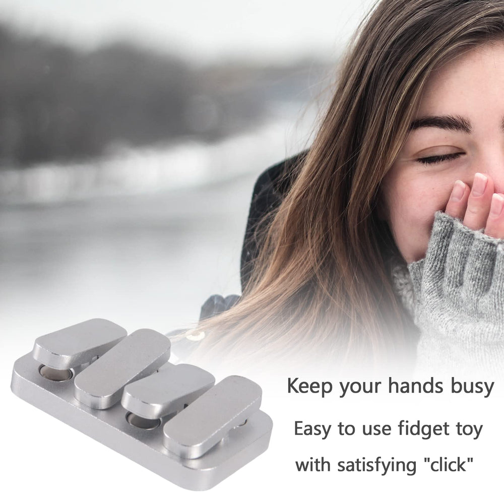 WSHWXY metal fidget slider pocket-size for on-the-go stress relief.