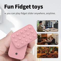 WSHWXY metal fidget slider sliding action for tactile feedback