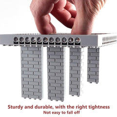 WSRYLTCH 1x4 bricks support sturdy, adaptable builds for MOCs.