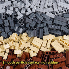 WSRYLTCH Wall Classic Bricks city wall MOC assembly for medieval or modern builds.