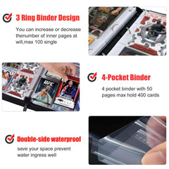 WTVIDAS 50 removable pages expand storage and customization for collections