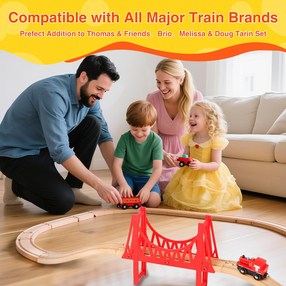WudBudz tracks compatible with major brands for versatile play.