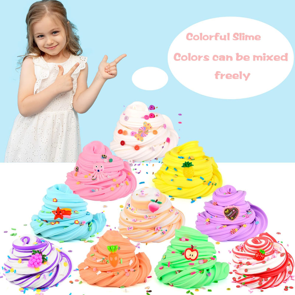 WUJYLY Butter Slime Peach and Strawberry scents for sensory play.