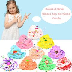 WUJYLY Butter Slime Peach and Strawberry scents for sensory play.
