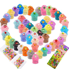 WUJYLY slime accessories help kids customize their mini slimes.