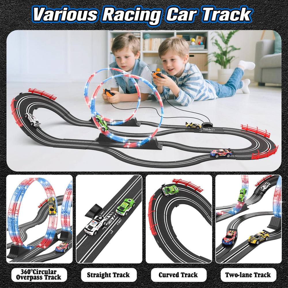 Wupuaait long 19.7 ft track allows flexible configurations and faster setup.