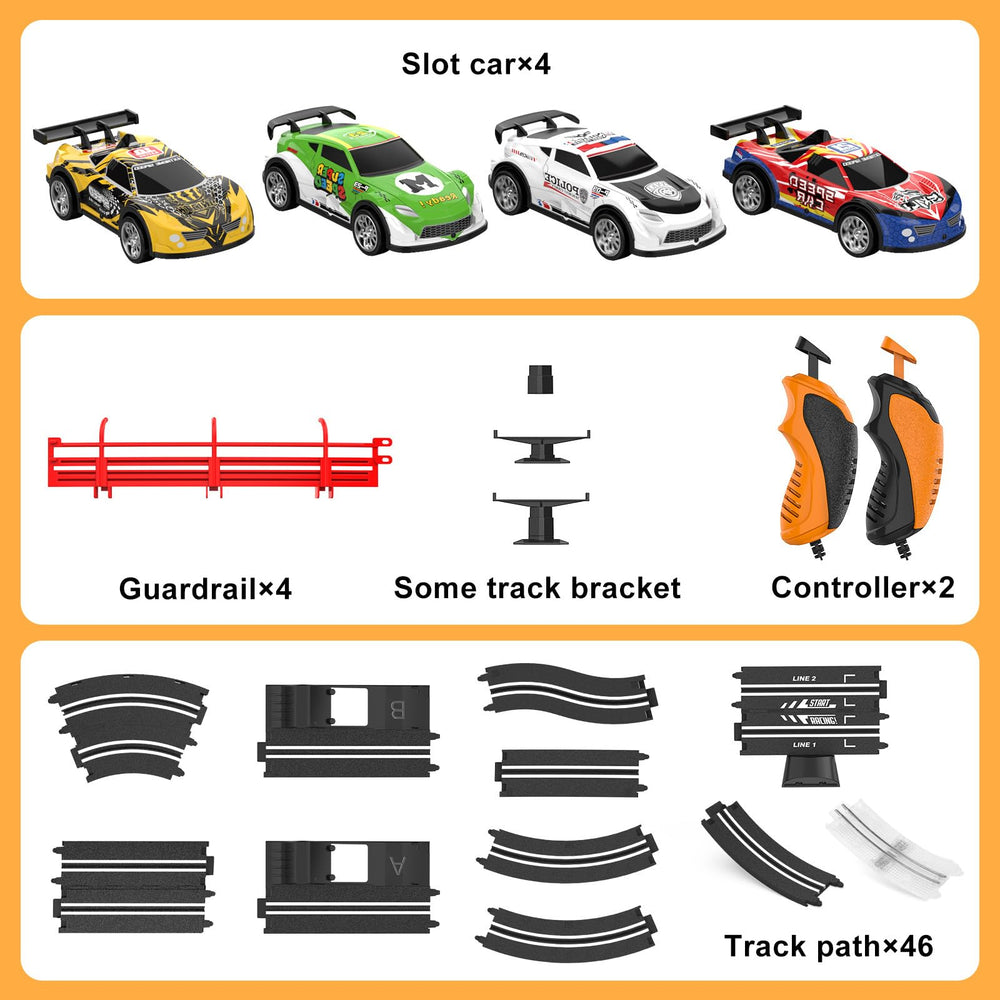 Wupuaait magnetic stability keeps cars steady through straights and turns.