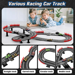 Wupuaait overpass structure creates dramatic, multi-level racing moments.