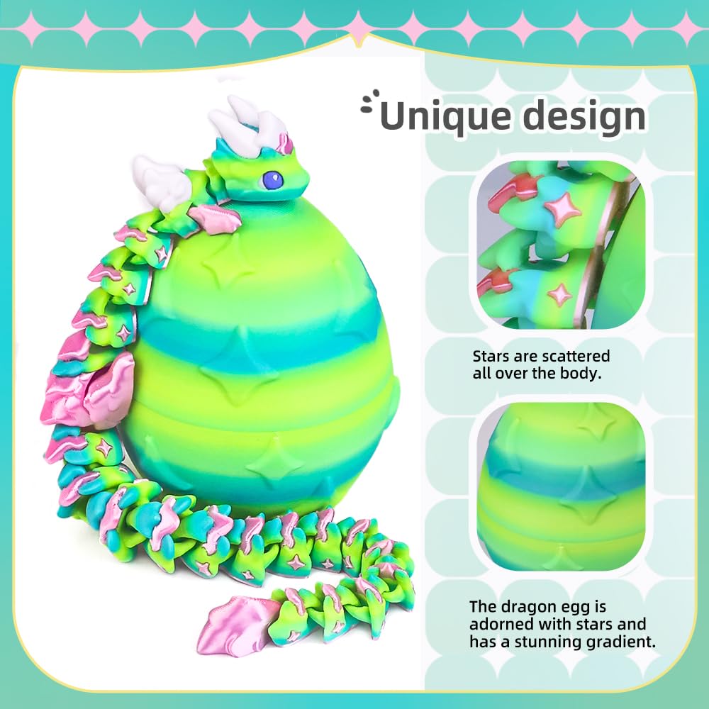 WUQIREN 3D printed dragon detail highlights articulation and imaginative play possibilities