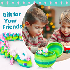 WUQIREN Easter ready gift dragon egg is a charming basket stuffer idea