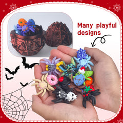 WUQIREN openable dragon egg reveals a spider collection inside