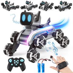 Wurycia remote-control robot dog toy in action for interactive kid play