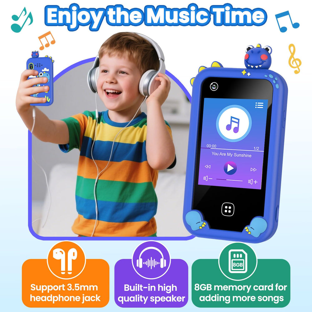 Wuszhor Kids Smart Phone audio library with audiobooks and stories