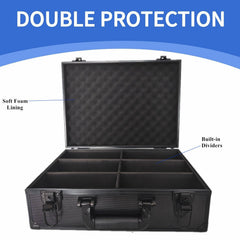 WUTONMU Toploaders Storage Box lightweight design with rubber handle