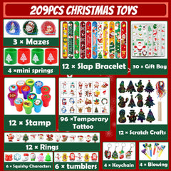 WUYEE 209PCS mini springs image: small fidget toys for classroom rewards.