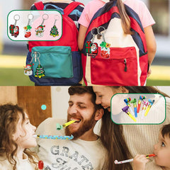 WUYEE 209PCS stamps image: cute stamps for holiday crafts.