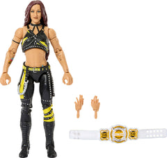 WWE Alba Fyre Elite 121 figure in pose for display and play.