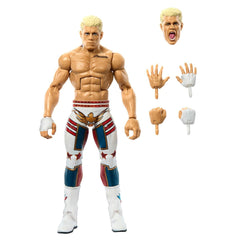 WWE Cody Rhodes Elite 9 side profile showing authentic silhouette.