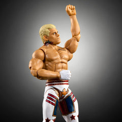WWE Cody Rhodes Elite 9 textured attire close-up view.