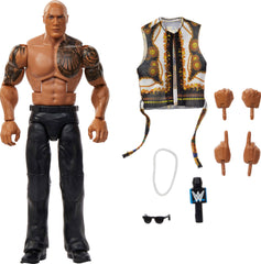 WWE The Rock Elite figure 6-inch scale for display and posing.