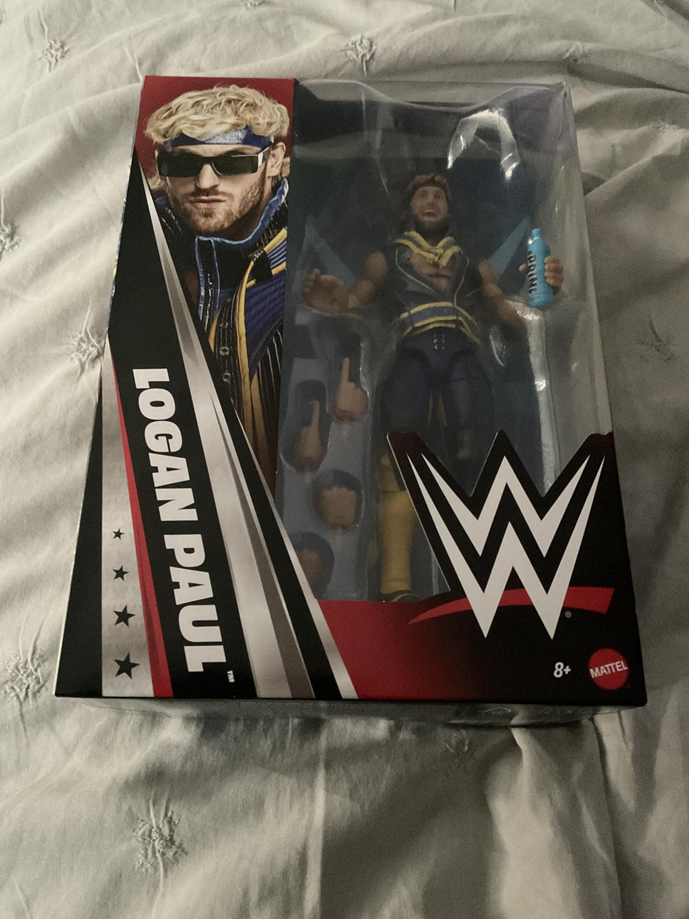 WWE Logan Paul Elite Greatest Hits 9 packaging, ready-to-gift for fans.