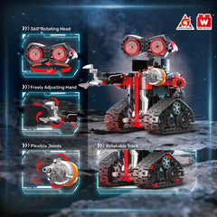 W WISE BLOCK Black Blade E-01 mode for action-themed play sessions