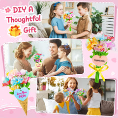 Wwzzey 2 transparent vases showcase finished blooms beautifully.