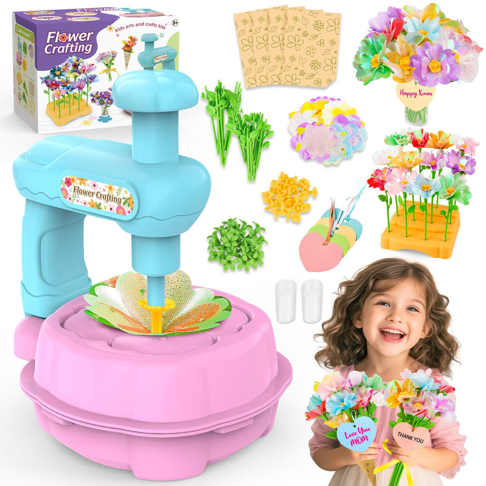 Wwzzey Fabric Flower Bouquets Kit embossing machine for quick, polished bouquets.