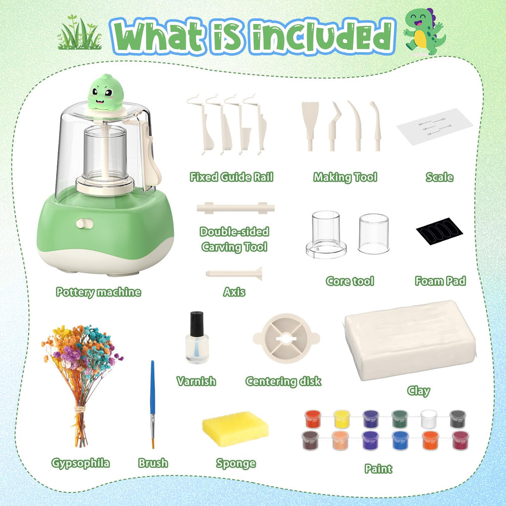 Wwzzey pottery clay bundle provides tactile material for imagination.