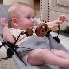 WYFWFDF Toy Bar features smooth, sanded edges for safe baby play.