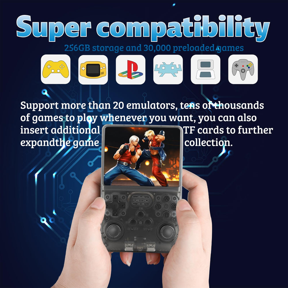 WYGaming R40S Pro+ UI and menu for quick access to games.