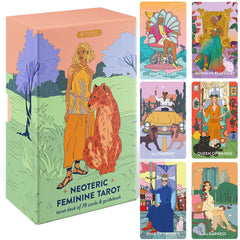 Wyspell feminine tarot borderless cards for intuitive beginner readings