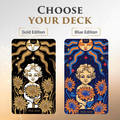 Wyspell Starlight Tarot 400gsm cardstock ensures durable, long-lasting handling.
