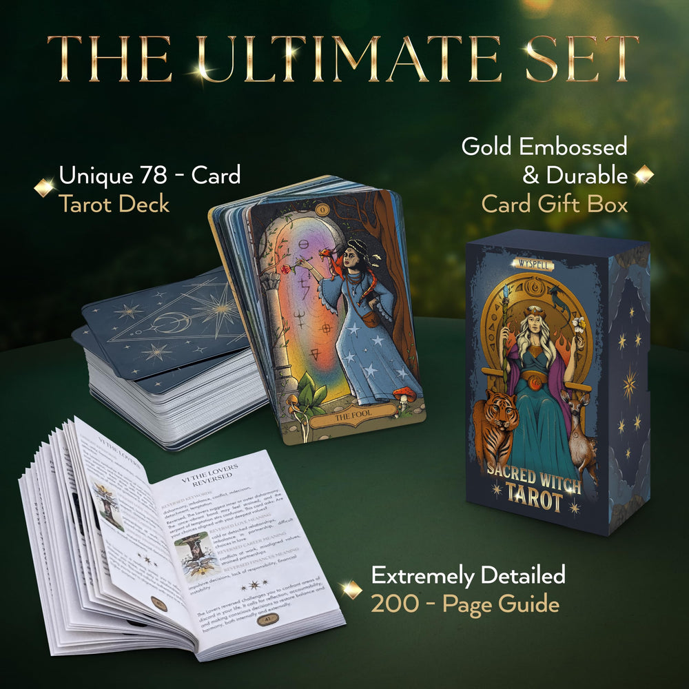 Wyspell Tarot detailed illustrations for personal readings