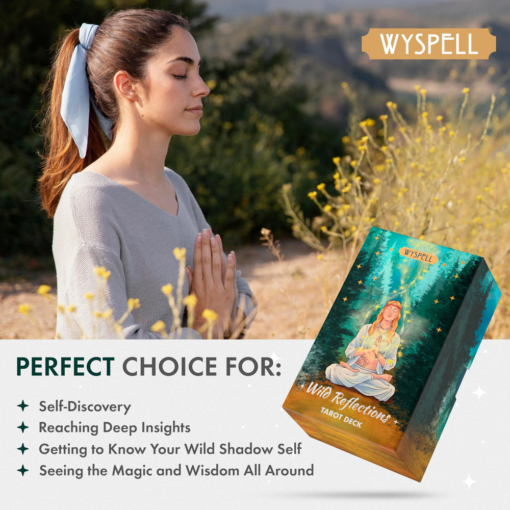 Wyspell Wild Reflections carrying box—compact, sturdy storage protects your deck on the go.