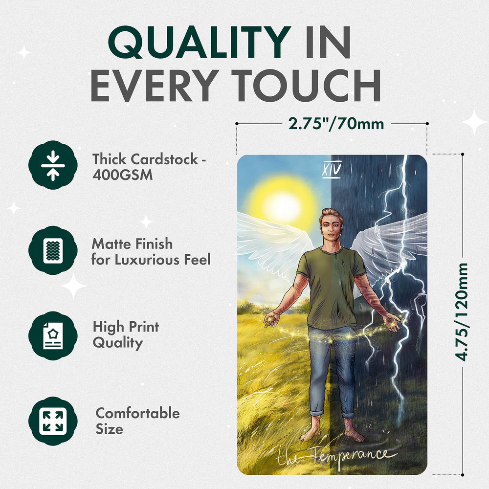 Wyspell Wild Reflections guide-book cover—beginner-friendly reference for learning card meanings.
